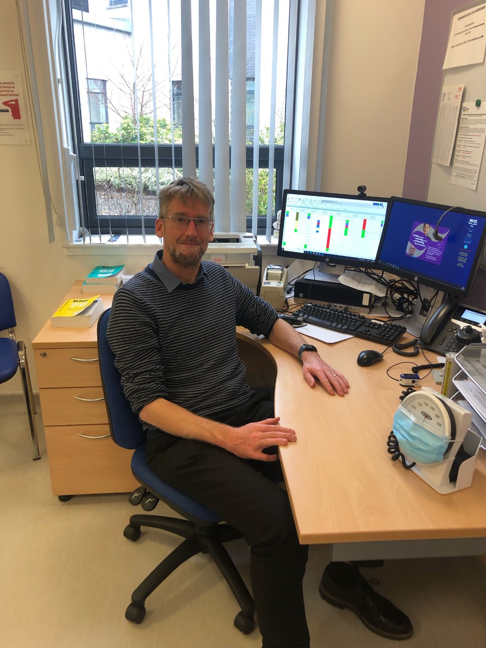 Dr Steve MacFarlane, a member of staff at Blackfriars Medical Practice.