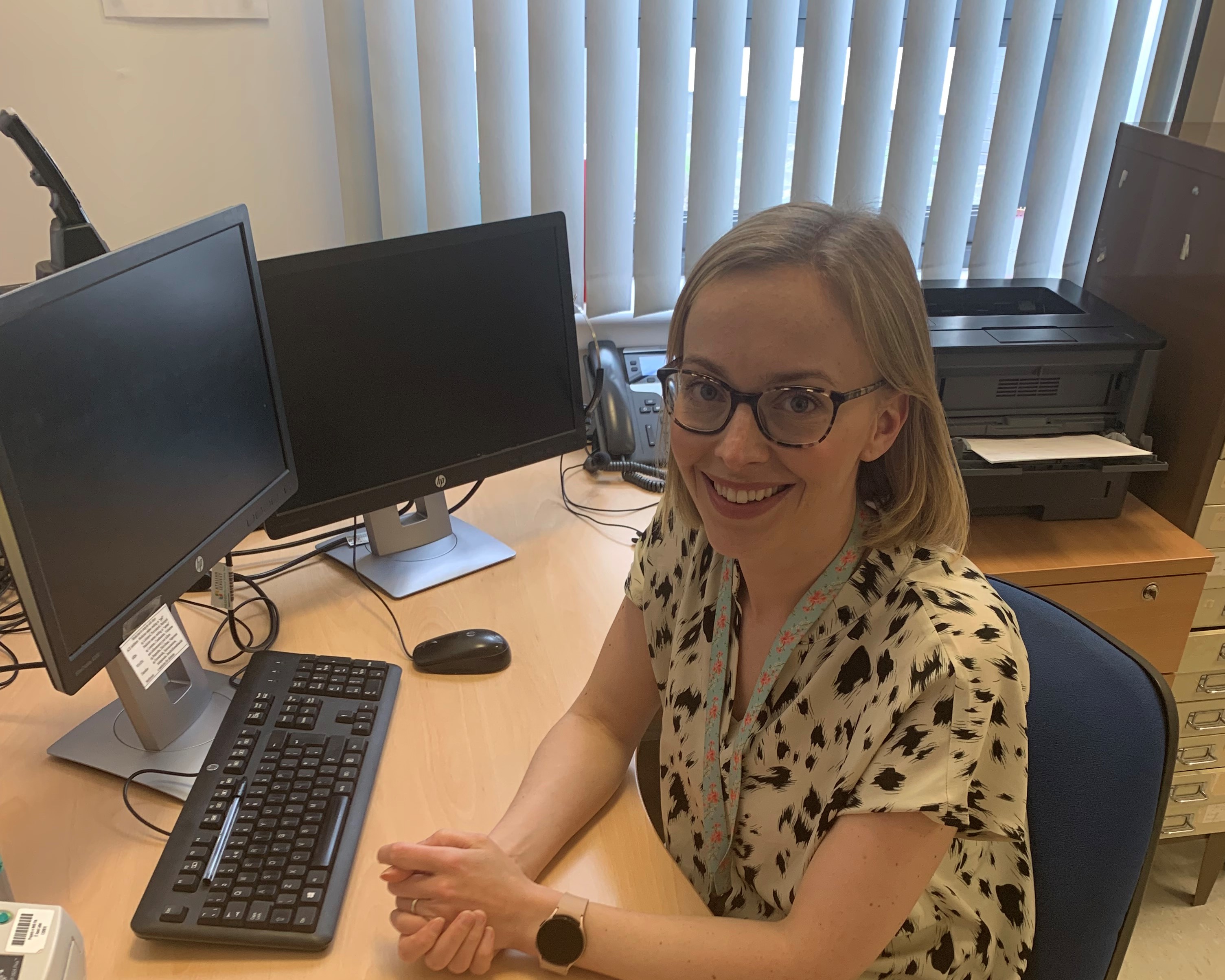 Mrs Nicola Grant, a member of staff at Blackfriars Medical Practice.