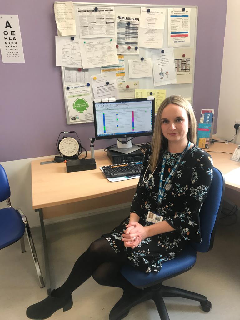 Mrs Katie Lynn, a member of staff at Blackfriars Medical Practice.