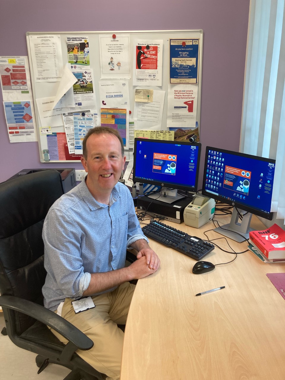 Dr Gerard P Smyth, a member of staff at Blackfriars Medical Practice.